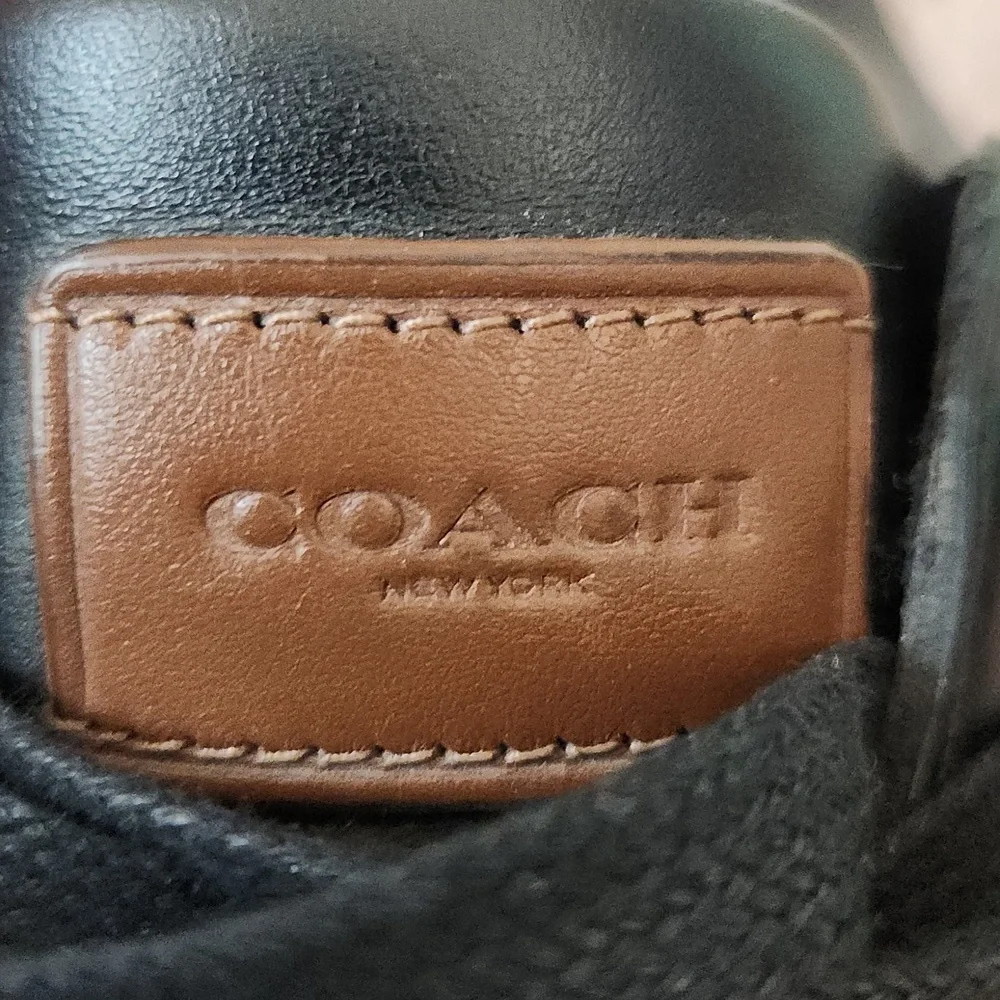Black Coach Sneakers Size 8.5 - Picture 2 of 7